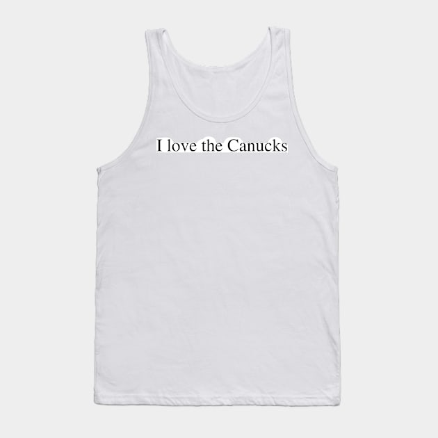 I love the Canucks Tank Top by delborg